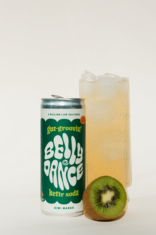 kiwi mango water kefir cans